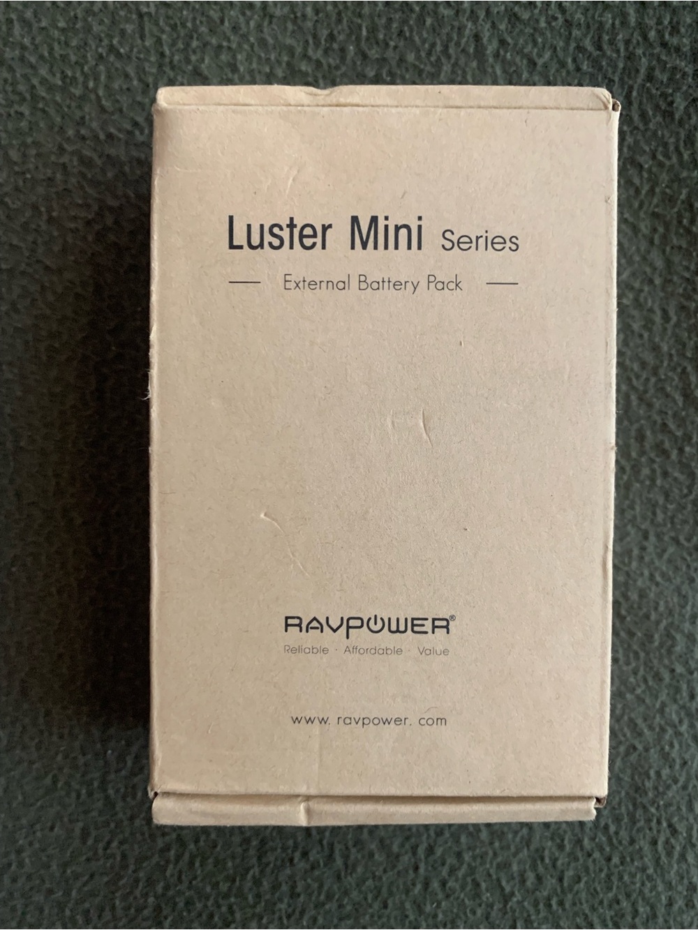NIOB RAVPower Luster Mini 3200mAh Power Bank RP-PB08 silver USB/Micro-USB
